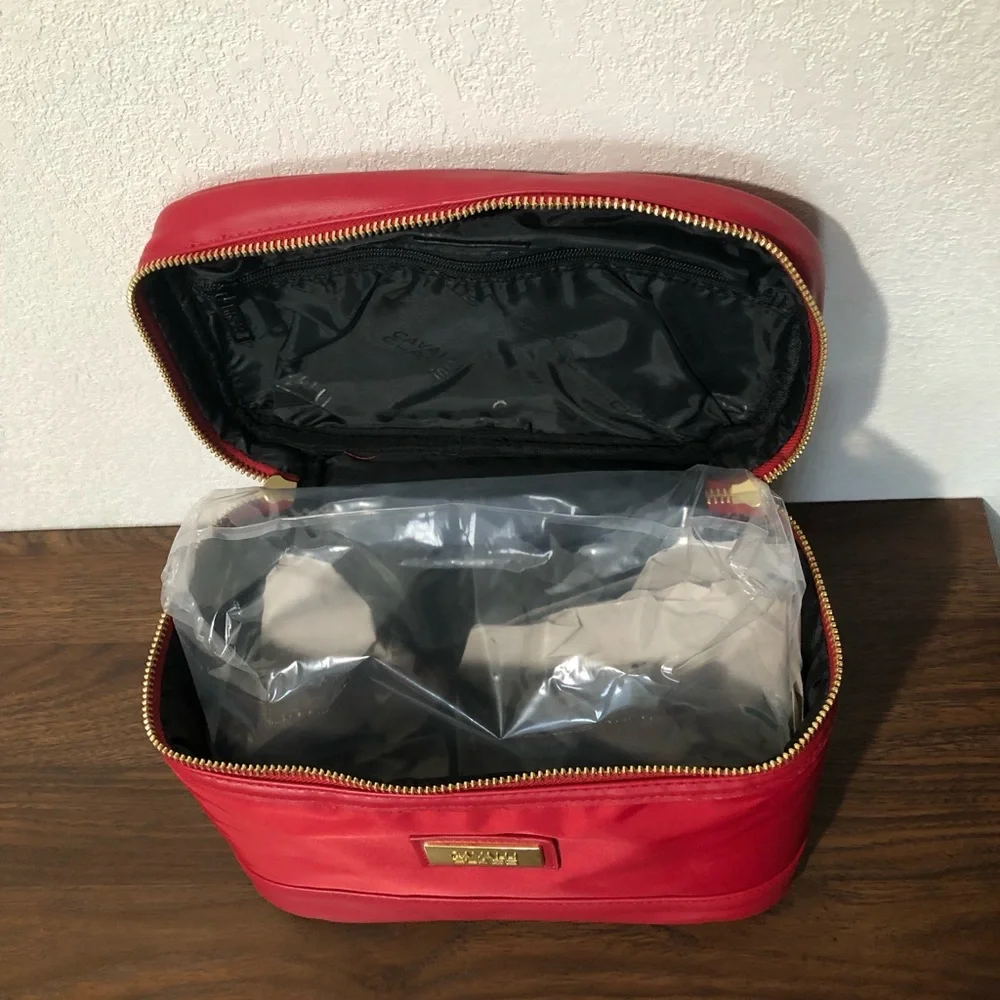 CAVALLI CLASS BY ROBERTO CAVALLI Perfect Logo Cosmetic Bag Red